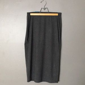 Grey Pencil Skirt Medium